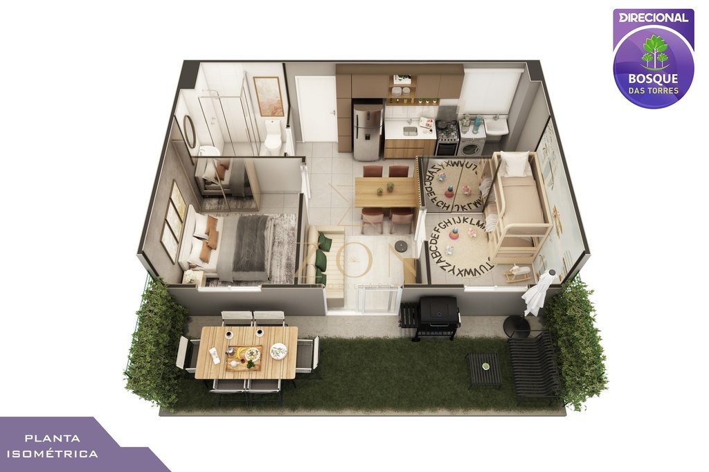 residential-/-apartment-2-quartos-36m2-bosque-das-torres---lago-azul-manaus-am