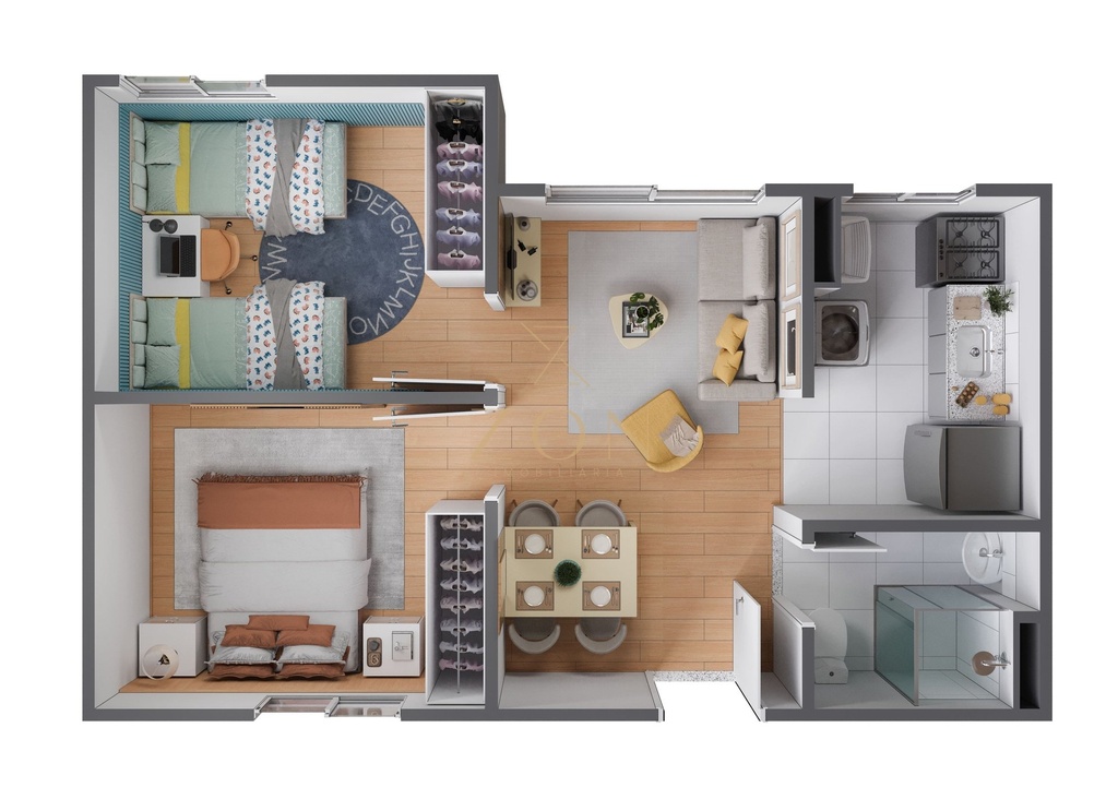 residential-/-apartment-2-quartos-37m2-ideal-+-lagos---taruma-manaus-am